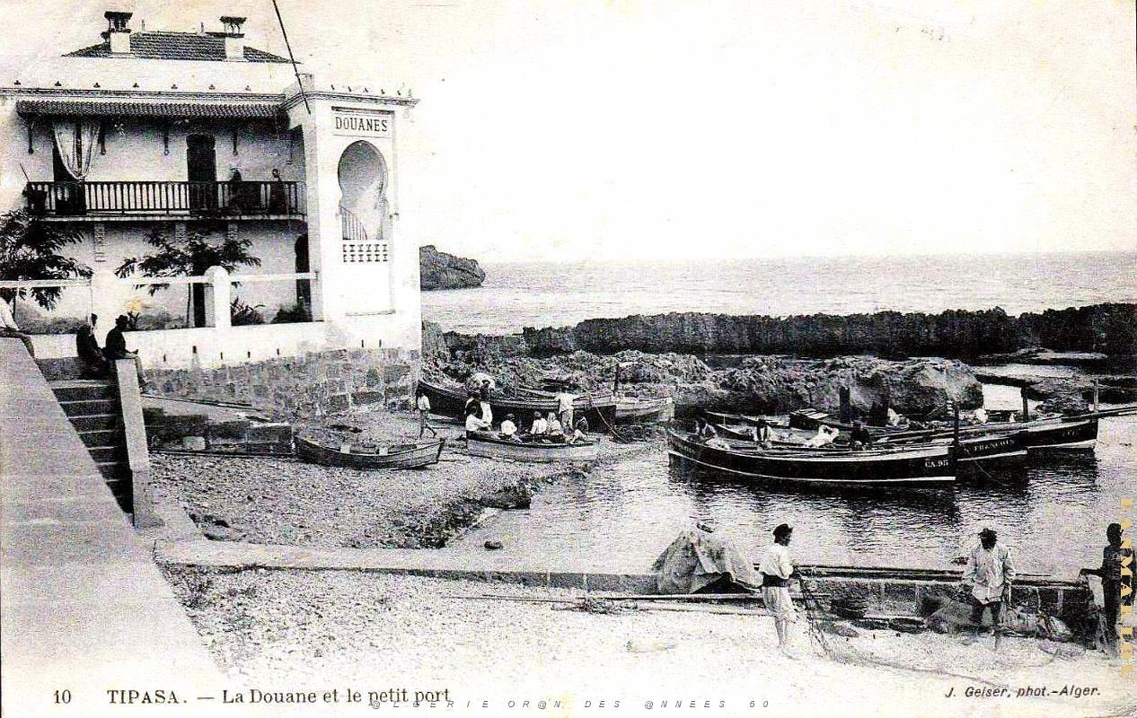 2494- Tipaza - Douane et Port - 1911.jpg